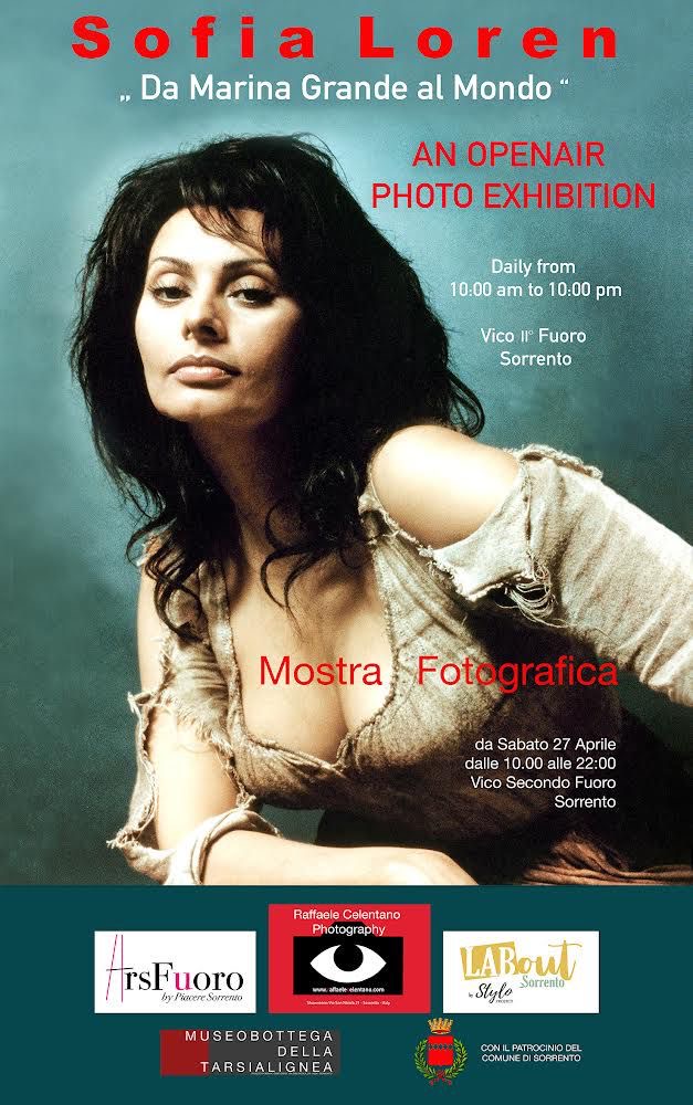 Sorrento. Una mostra fotografica in omaggio a Sophia Loren